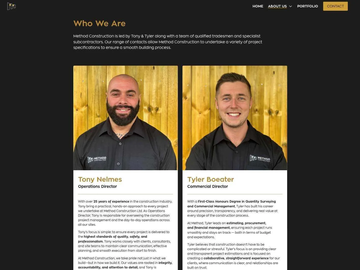 Method construction 1