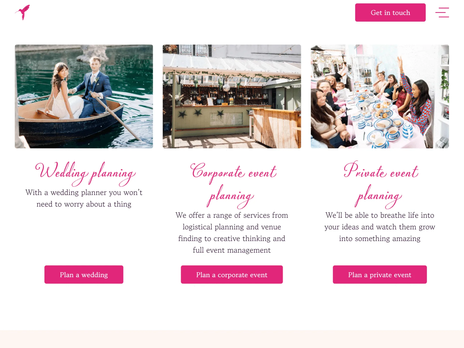 Hummingbird events 2