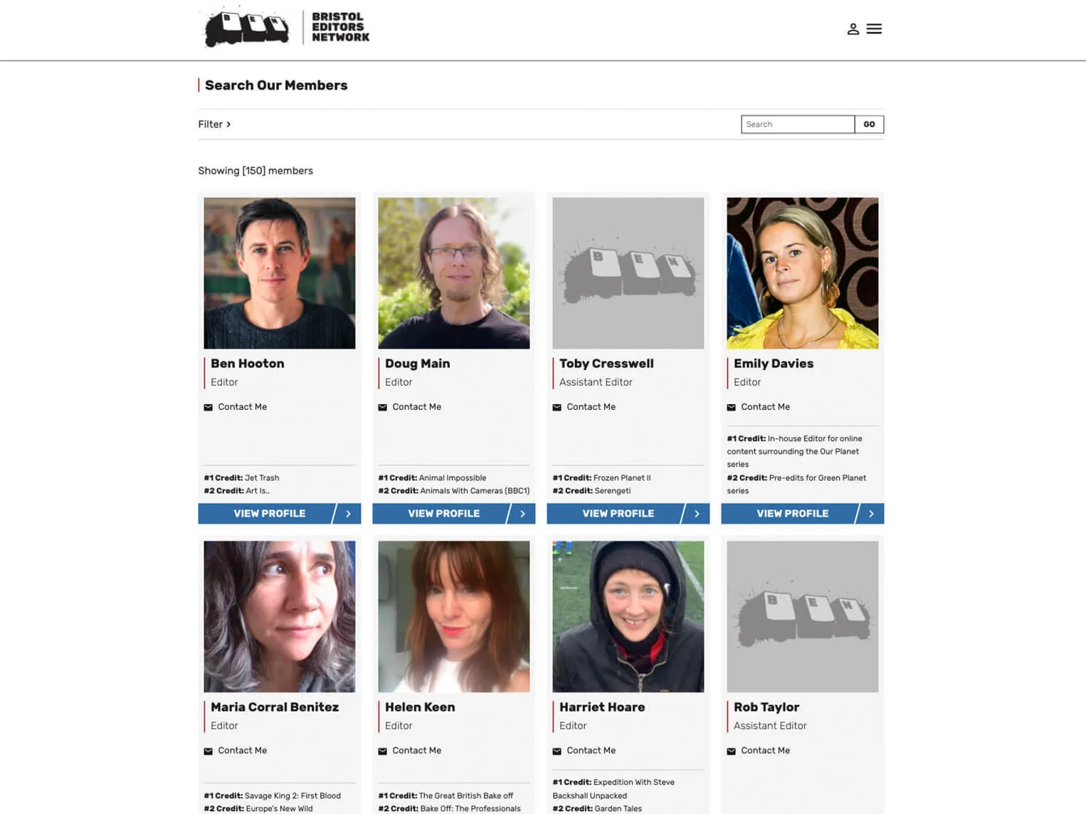 Bristol editors network website 2