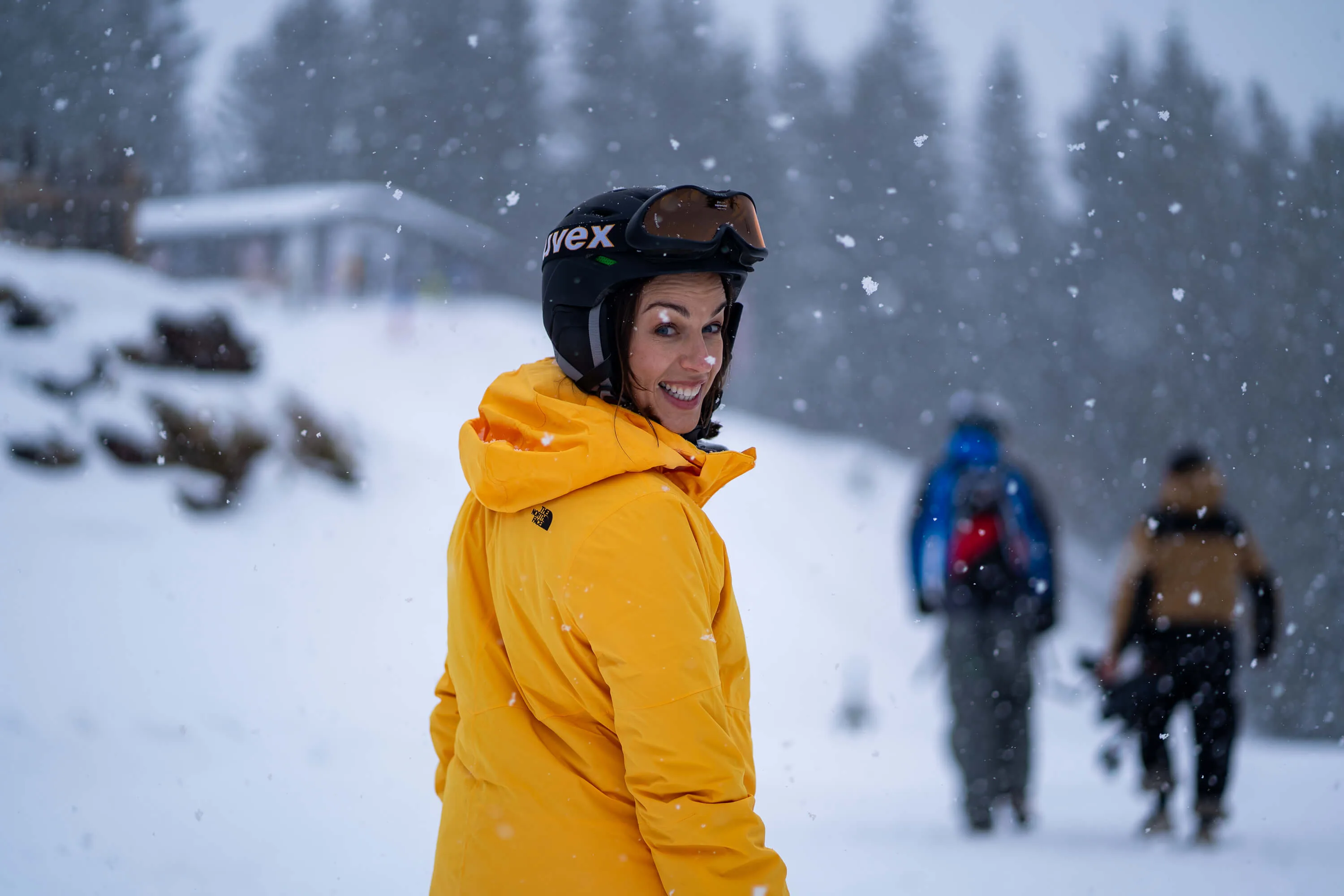 Snowing